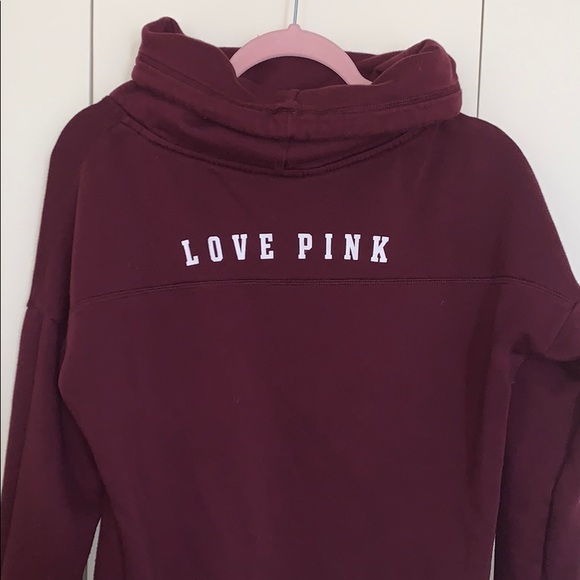 Pink Maroon Hoodie - Picture 2 of 2